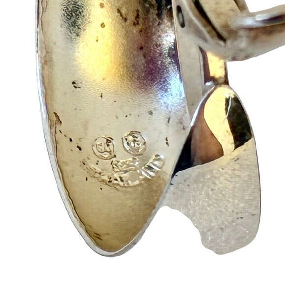 Sterling Silver Earrings Hoop Dangle Leverback Chunky Lightweight Thailand - Picture 5 of 12